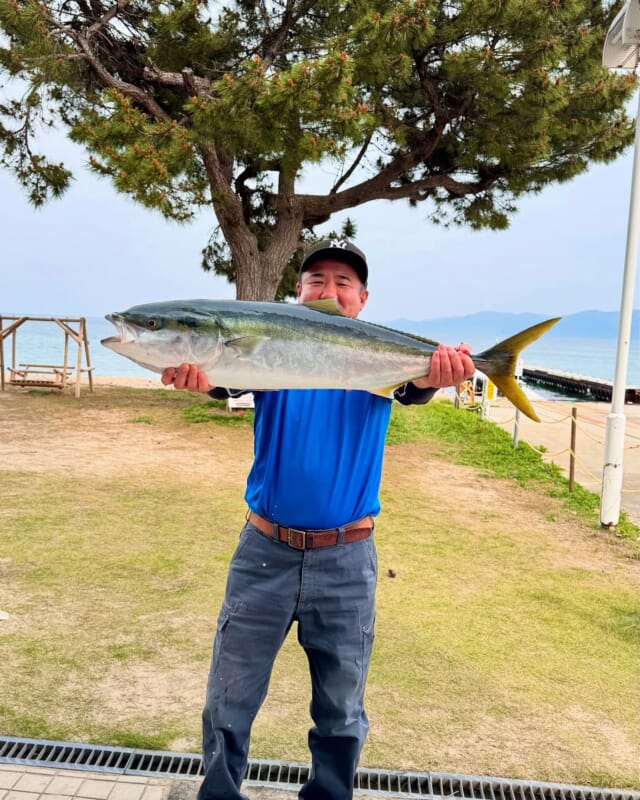 4月27日の釣果情報です🎣
ブリ  89cm

たくさんブリが釣れた中の1番大きいサイズとの事です！！
フイッシングフォトダービー、ランキング入りには僅か届かず…
次回、頑張って下さい💪🔥
#マリントピア #マリントピアマリーナ 
#マリントピアリゾート #マリントピア丸 
#宮津 #丹後 #日本海 #釣果情報 #イカメタル 
#キャスティング #ジギング #タイラバ 
#アマラバ #釣り #グランピング #ヴィラ 
#アクティビティ #sup #バナナボート #カヌー 
#ヤマハシースタイル #レンタルボート